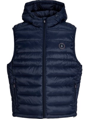 Jack & Jones Jack Jones Erkek Kapüşonlu Şişme Yelek 12298871
