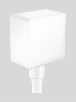 Hansgrohe Fixfit Square Çek Valfli Gönye Çıkış Mat Beyaz – 26455700