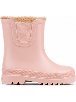 Igor Tokio Borreguito Kız Çocuk Kürklü Yağmur Çizmesi - Soft Pembe W10290-197