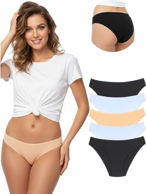 New Lilla 1001 Kadın 5'lı Günlük Slip Külot