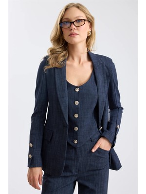 Home Store Logo Düğmeli Punto Milano Blazer