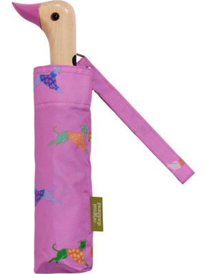 Original Duckhead Duck Kompakt Şemsiye Dogs In Pink