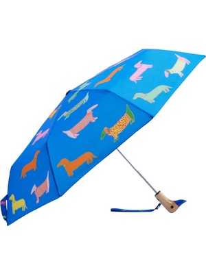 Original Duckhead Duck Kompakt Şemsiye Dogs In Blue