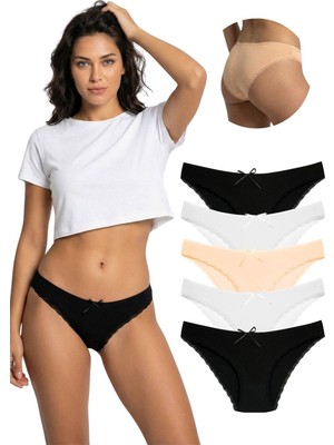 New Lilla 1101 Bikini Kadın T. Dantelli Külot Paketi