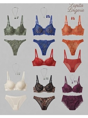 lapita lingerie ıççamaşır-7 takım-7 renk-hepsi birlikte harika  avantajı