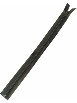 Angel Çanta Aksesuar Haki Renk 40 cm Plastik Diş Fermuar Fd9