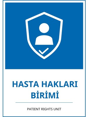 Ti Play Hastane Hasta Hakları Birimi Pvc Isg Levha 35X50CM
