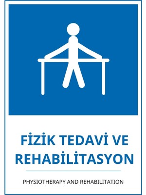Ti Play Hastane Fizik Tedavi ve Rehabilitasyon Pvc Isg Levha 21X30CM