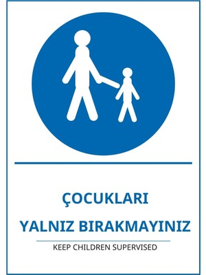 Ti Play Hastane Çocukları Yalnız Bırakmayınız Pvc Isg Levha 50X70CM