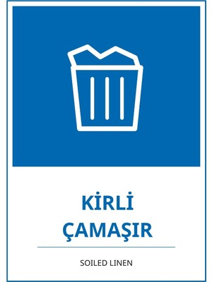 Ti Play Hastane Kirli Çamaşır Pvc Isg Levha 21X30CM