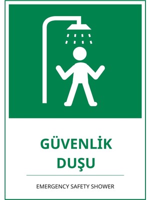 Ti Play Hastane Güvenlik Duşu Pvc Isg Levha 21X30CM