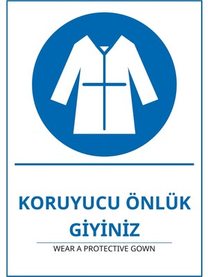Ti Play Hastane Koruyucu Önlük Giyiniz Pvc Isg Levha 35X50CM
