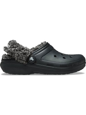 Crocs Classic Fleece Lined Clog Çocuk Terlik 212856-001 Black