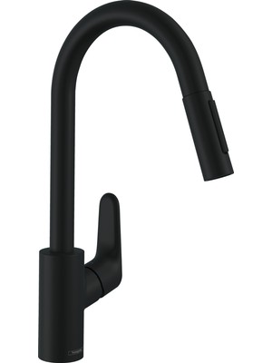 Hansgrohe Focus M41 Tek Kollu Eviye Bataryası 240, Çekilebilir El Duşu, 2jet