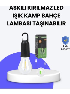 Zenviaa Çok Yönlü Asma Kancalı Kamp Işığı ZENVIAA365423