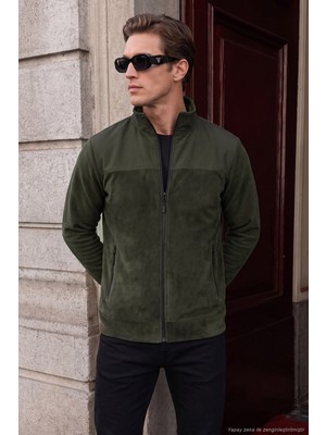 Buratti Regular Fit Garnili Dik Yaka Sıcak Tutan Polar Mont Erkek Polar Mont 59060443