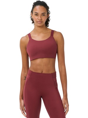 Sweaty Betty Runners High Sports Bra Kadın Kırmızı Fitness Bra