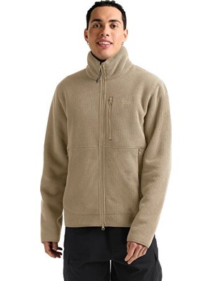 Jack Wolfskin Lake Rıdge Jkt M Erkek Outdoor Polar Ceket A65001-A0082 Kahverengi