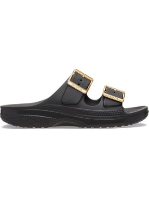 Crocs Saturday Metallic Buckle Kadın Terlik 213316-001 Black