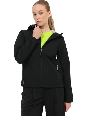 Kinetix Softshell Kadın Siyah Wl 5basıc Softshell GF748