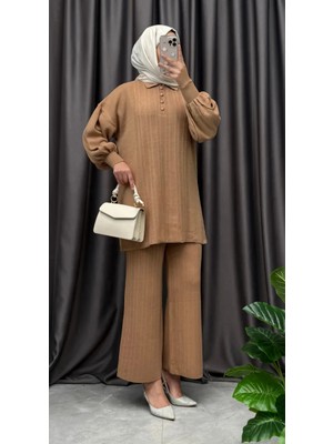 Nisum Moda Polo Yaka Triko Pantolonlu Takım