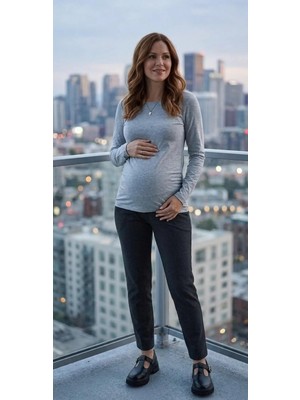 Motherway Hamile Kışlık Belden Ayarlı Iş Pantolonu