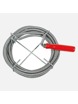7 Adet Alpha Tools  Boru Temizleme Spirali 9 mm x 5 Metre