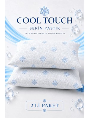 Dream Time 2 Adet Cool Sıvı Geçirmez Yastık Alezi | 50X70CM Terletmez Su Geçirmez Yastık Alezi 2'li Set
