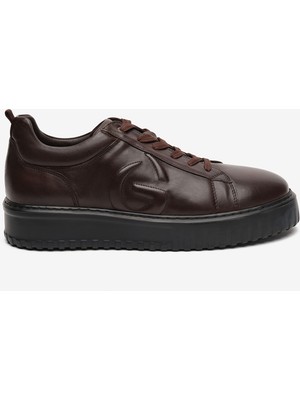 Greyder Erkek Kahverengi Hakiki Deri Sneaker Ayakkabı 4K1SA17850