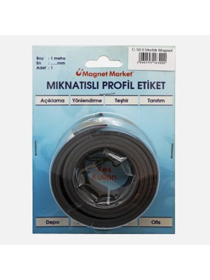 4 Adet Magnet Profil Magnet