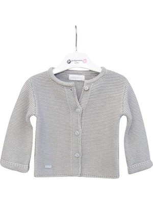 Andywawa AC24333 Basic Bebe Ceket Grey Melange