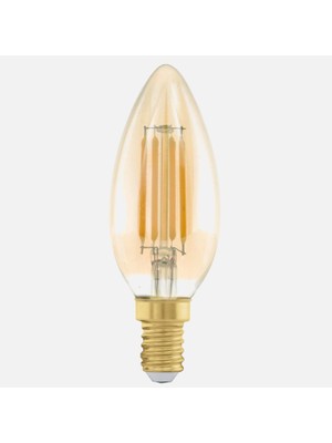 Eglo 5 Adet LED Mum Ampul E-14 C37 4W Amber 2200K