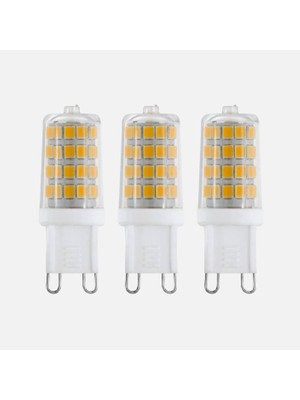 Eglo 6 Adet LED G9 3W 3000K 3'lü Ampul