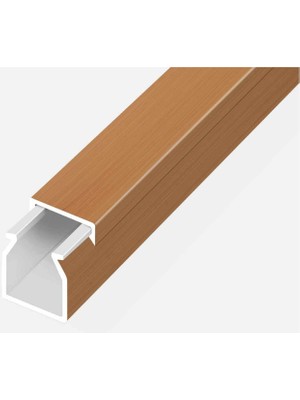 10 Adet Mutlusan Kablo Kanalı 2m Armut 25X25 mm