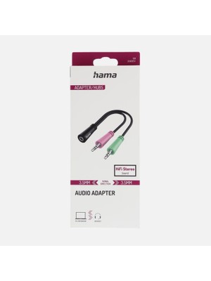 5 Adet Hama Audio Adaptör, 3.5 mm Jack Plug - 4-Pin 3.5mm Jack