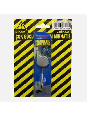 2 Adet Magnet Mıknatıslı Çengel Askı Uzun