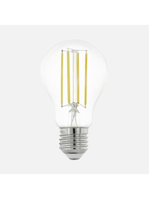 5 Adet Eglo Şeffaf A80 8 W Klasik E27 Duy LED Ampul