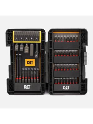 2 Adet Cat DA01902 45 Parça Manganez Fosfat Alaşımlı Vidalama Uç Seti