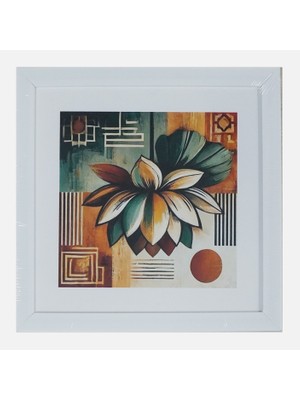 8 Adet Mina Art Çerçeveli Tablo 28X28 cm
