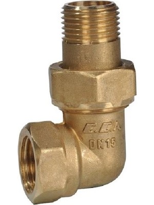 9 Adet Eca 1/2 Köşe Radyatör Rakoru (Pirinç)