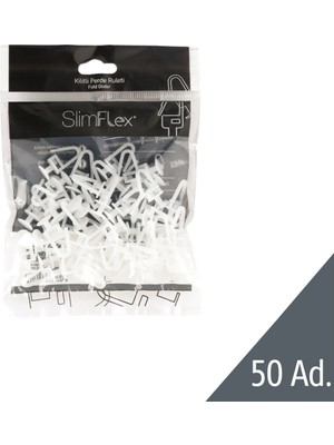 12 Adet Slimflex Kilitli Perde Ruleti