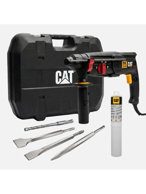Cat DX2140.1 800WATT 3.0j 26MM Sds-Plus Profesyonel Kırıcı/delici + 1 Ad Delici 3 Ad Kırıcı Uç