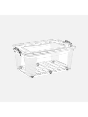 5 Adet Home Puzzle Tekerlekli Saklama Kutusu 60 Litre