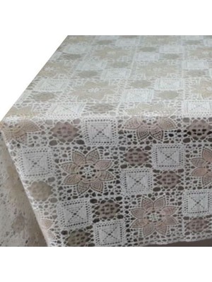 7 Adet Taner Pvc 137 cm Masa Örtüsü Beyaz