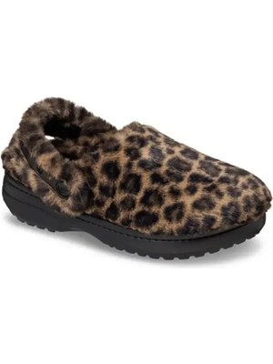 Crocs Cls Unfurgettable Animal Clog Leopar Desenli Kadın Terlik 212002_2LD