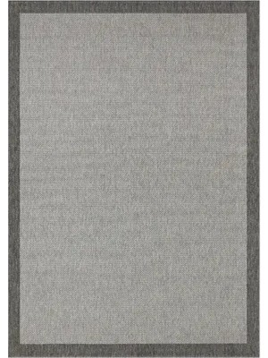 Vivense Arven 05 Antrasit Siyah Sisal Modern Halı, 80X200