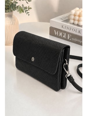 Home Store Zarf Kapak Çıtçıtlı Omuz Askılı Cover Cüzdan