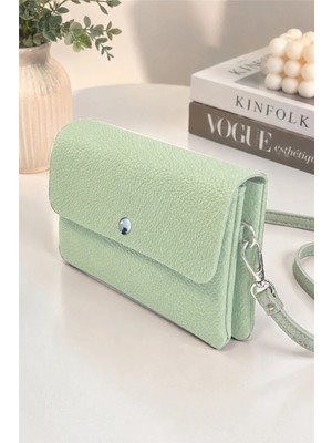 Home Store Zarf Kapak Çıtçıtlı Omuz Askılı Cover Cüzdan