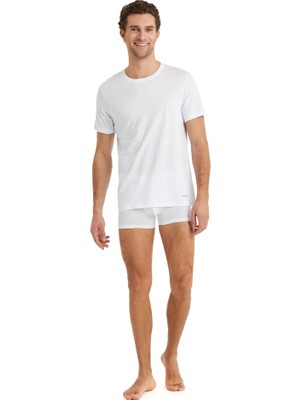 Blackspade Erkek Tshirt Loose Fit 9218 - Beyaz