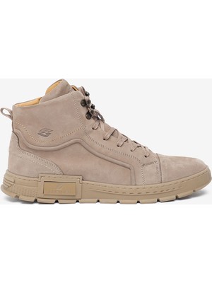 Greyder Erkek Koyu Vizon Hakiki Deri Sneaker Bot 5K1SB16400